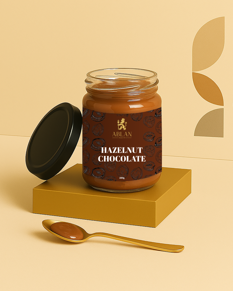 Hazelnut Chocolate Spread with Premium Piedmont Hazelnuts | ABLAN Chocolatier