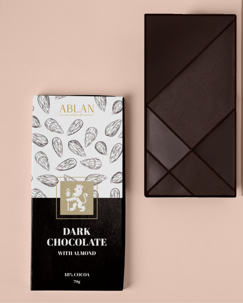 Dark Chocolate Bar with Almond