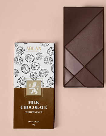 Milk Chocolate Bar with Walnut 