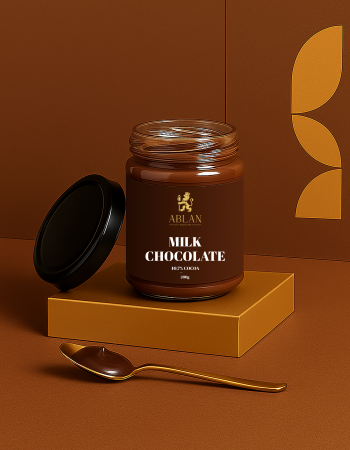 Milk Chocolate Spread 40.7% Cocoa Rich, Creamy & Natural| ABLAN Chocolatier